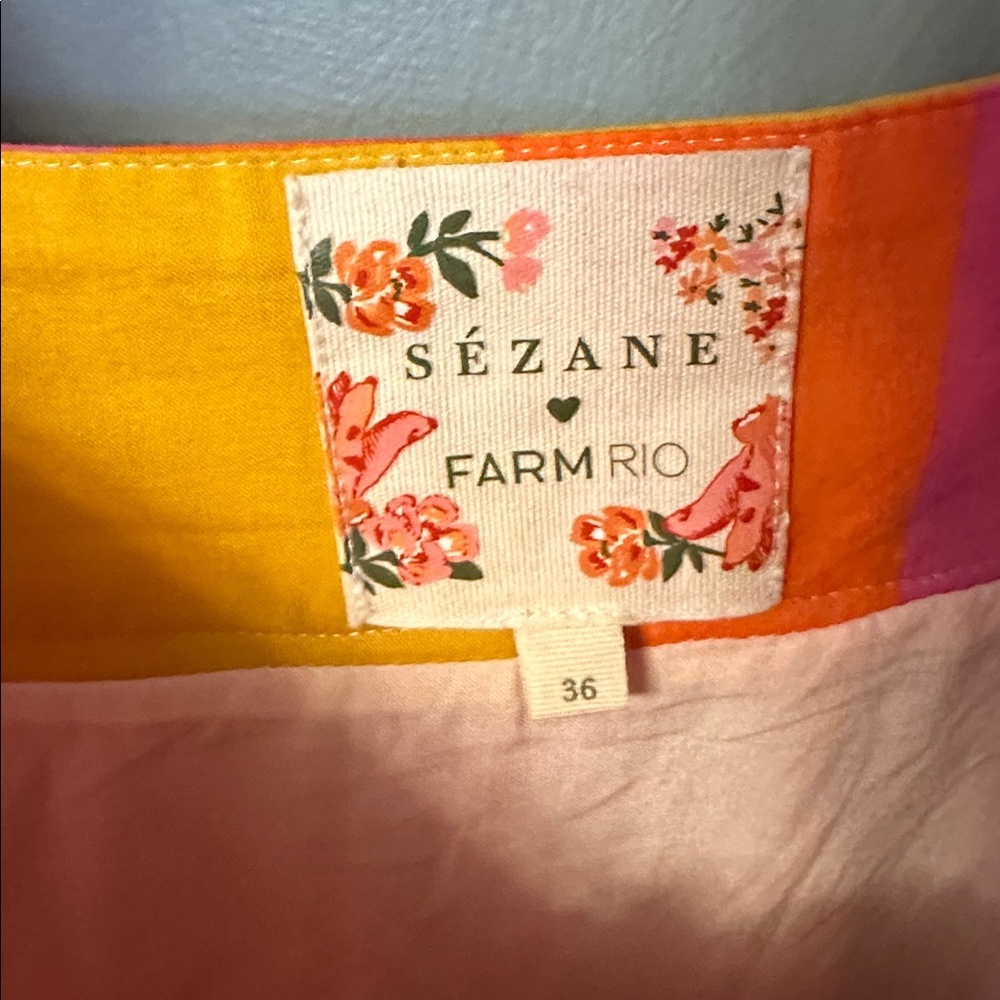 Sézane x Farm Rio striped maxi dress - Picture 5 of 8
